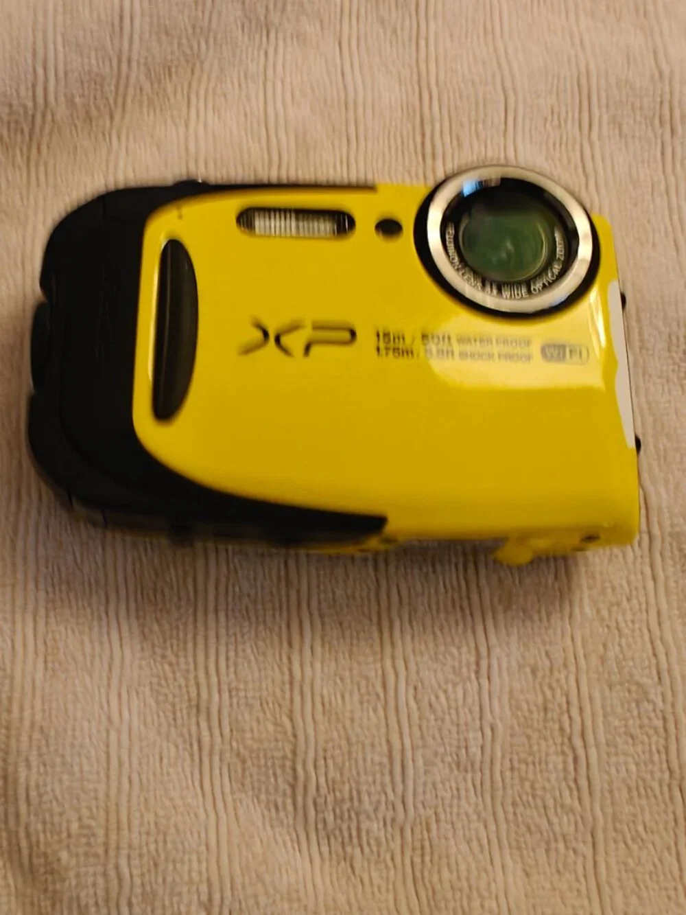 Fujifilm FinePix XP 80 Waterproof Digital Camera Yellow Full HD 5x Optical Zoom